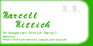 marcell mittich business card